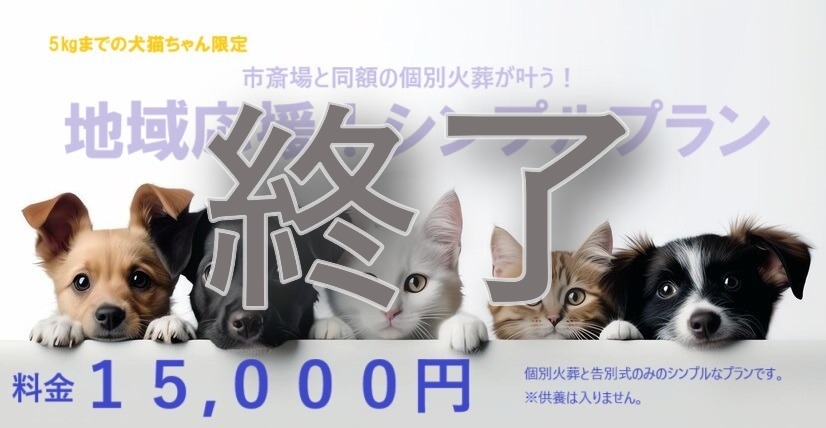 シンプルプラン終了